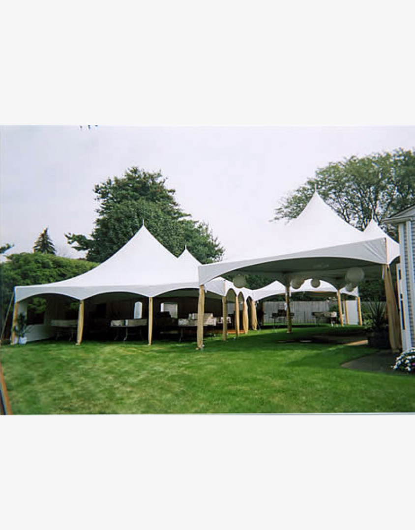 40 x 40 High Peak Tent rental in Oshawa Durham and Toronto Party and